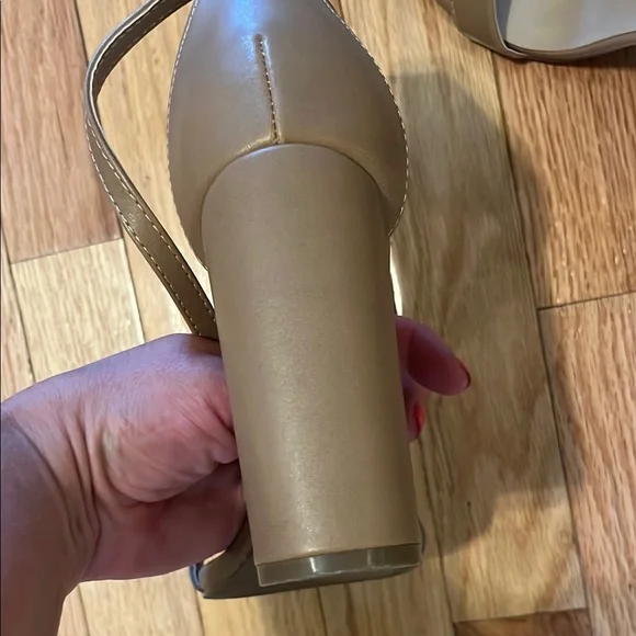 Taupe Heeled Sandals - Picture 4 of 7